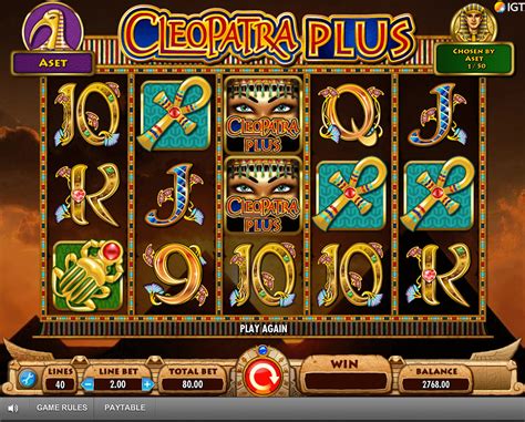 Cleópatra slots de casino